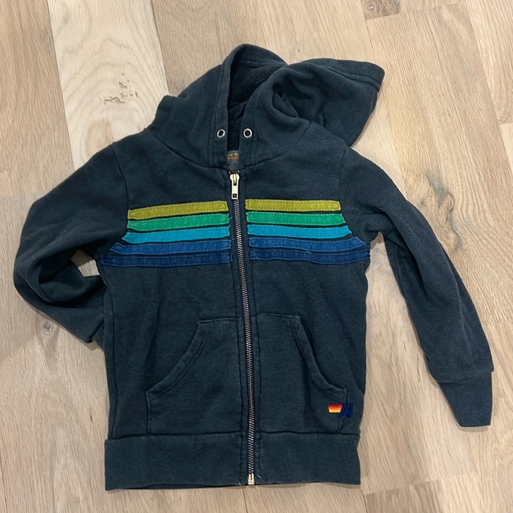 Aviator Nation Youth zip sweatshirt. Size 4.